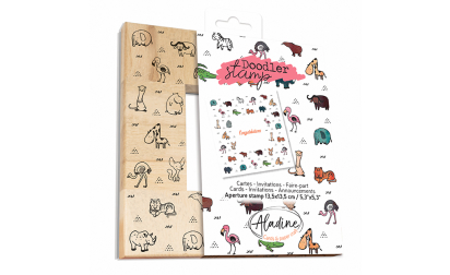 Doodler Stamp Big Animals Wood image