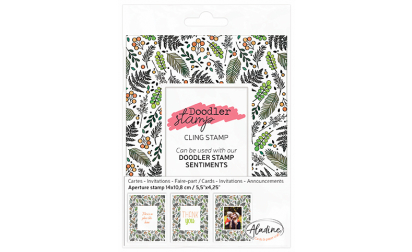 Doodler Stamp Foliage Cling image