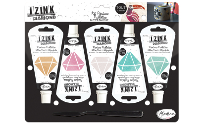 5 Izink Diamond Pastels Kit