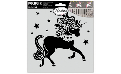 Deco Stencil Unicorn