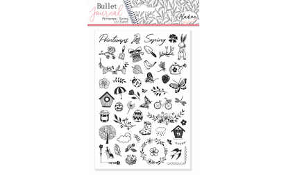 Stampo Bullet Journal Printemps