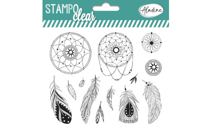 Stampo clear - tampons transparents - attrape-rêve
