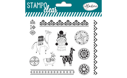 Stampo clear - ethnic lama