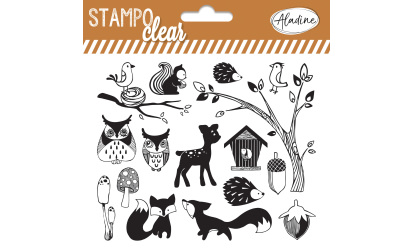 image de Stampo clear - animaux de la forêt