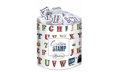 Stampo scrap - alphabet crayonné