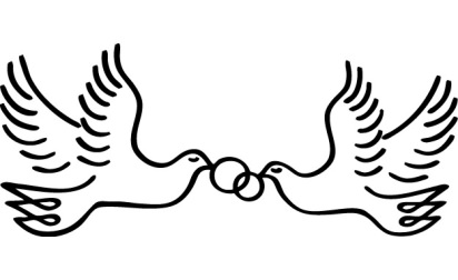 image de Tampons bois - colombes et alliances