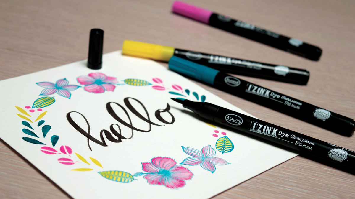 Feutres brush lettering - pack de 10