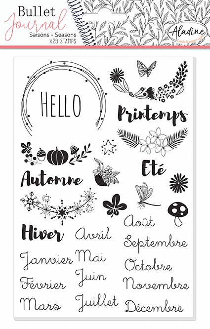 Bullet journal pochoir calendrier organisation - Aladine, le DIY (enfin)  accessible