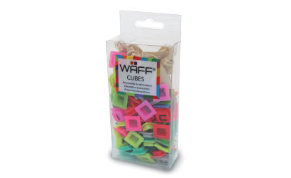 100 waff glitter letter cube accessories