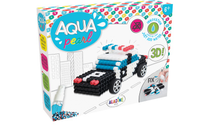 Aqua pearl police car set image