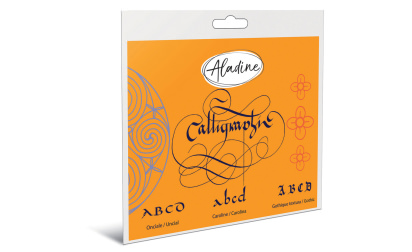 image de Cahier de calligraphie latine sur carte