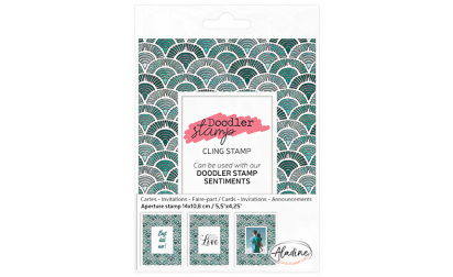 Doodler Stamp Ecailles Cling