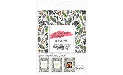 image de Doodler Stamp Feuillage Bois