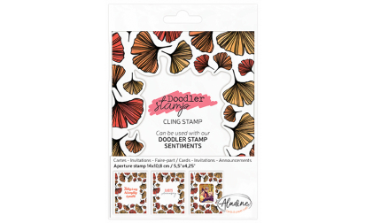 image de Doodler Stamp Ginkgo Cling