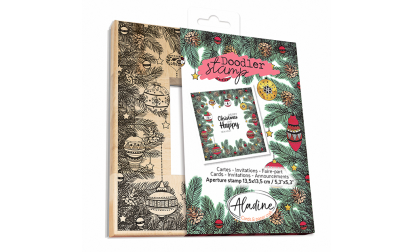 Doodler Stamp Christmas Wood image