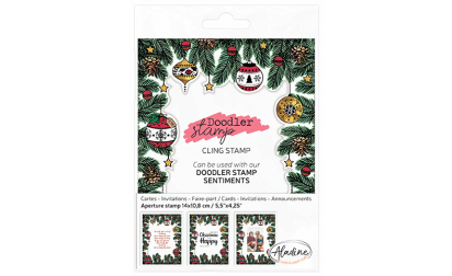 Doodler Stamp Noël Boules Cling