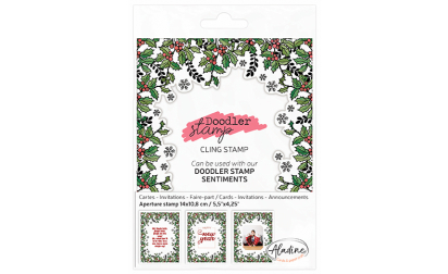 Doodler Stamp Noël Houx Cling