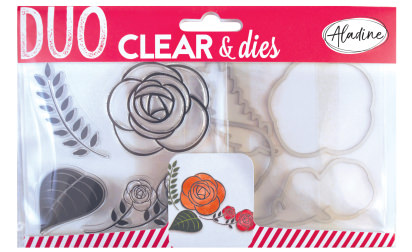 image de Duo clear & dies - roses
