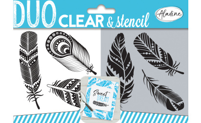 Duo clear & stencil image