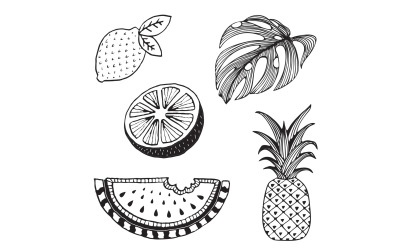 image de Duo clear & stencil - jungle