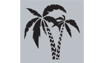 image de Duo clear & stencil - jungle