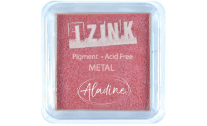 Encreur izink pigment Métal red medium