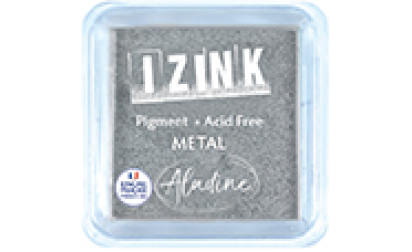 Encreur izink pigment large Métal Silver