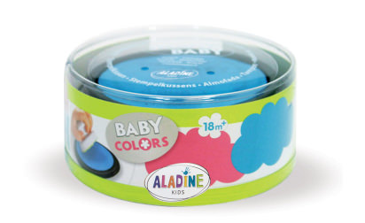 Encreurs baby colors - turquoise / rose
