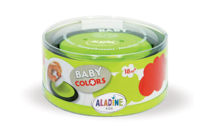 Encreurs baby colors - rouge / vert anis