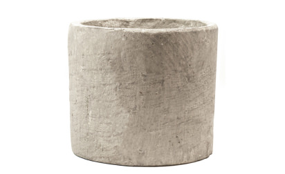 Large round concrete pot image