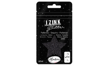 Izink Glitter Black 60 ml