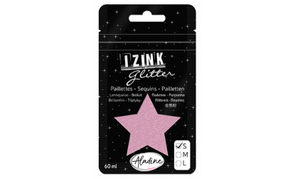 Izink Glitter Pastel Rose 60 ml