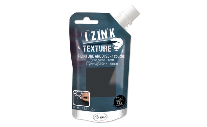 IZINK TEXTURE PEINTURE ARDOISE - Aladine, le DIY (enfin) accessible