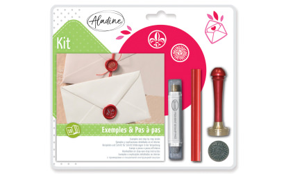 image de Kit cire correspondance fleur de lys soleil classique