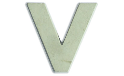 Concrete letters for customizing 