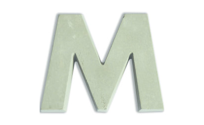 Concrete letters for customizing  image