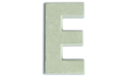 Concrete letters for customizing  image