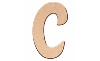 Wooden letters for customizing