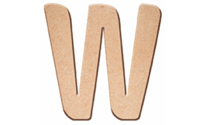 Wooden letters for customizing image