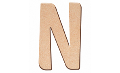 Wooden letters for customizing