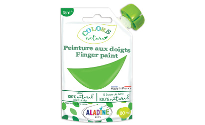 Natural finger paint in green 80ml image