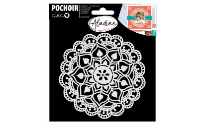 image de Pochoir carré diy arabesque