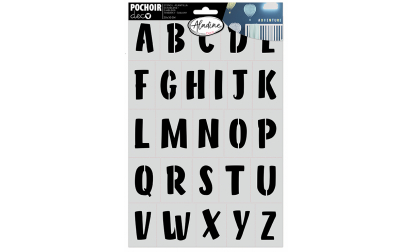 image de Pochoir Deco Alphabet 2