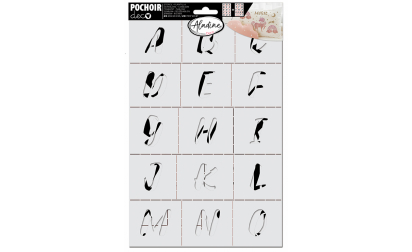 Pochoir Déco Alphabet S