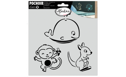 Pochoir Deco Bébés Animaux