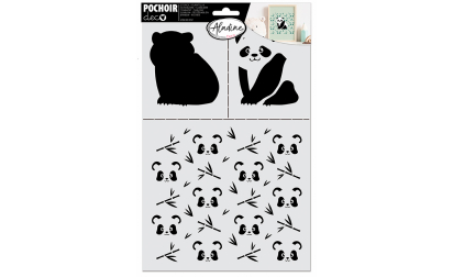 image de Pochoir Déco Panda