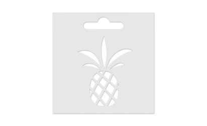 3d paste stencil - pineapple image