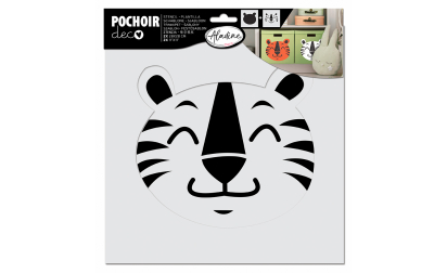 Pochoir Superposable Tête de tigre 