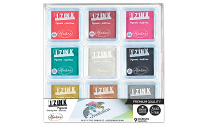 Set 9 encreurs Izink Pigment Pastel