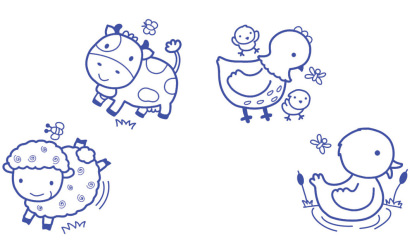 image de Stampo baby - animaux de la ferme